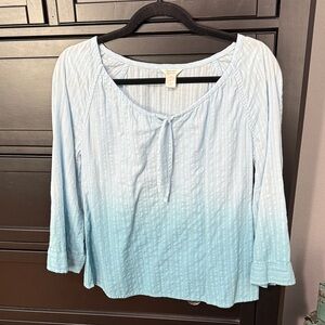 Christopher & Banks Sky Blue Blouse